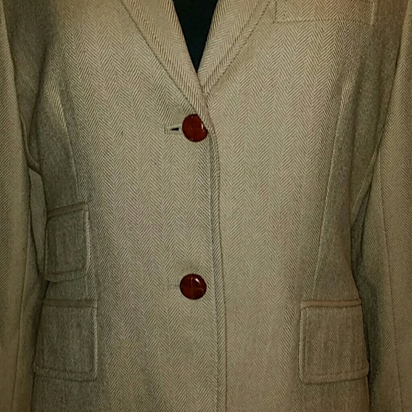 J. Crew Beige Tan Blazer Jacket 8 - Picture 2 of 6